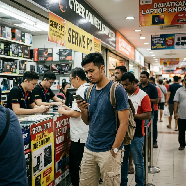 Hari Cuti Pun Kena Fikir Pasal Laptop