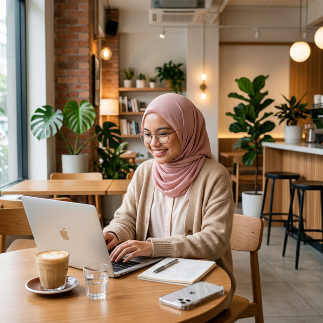 Pelajar Melayu gembira guna MacBook dengan software