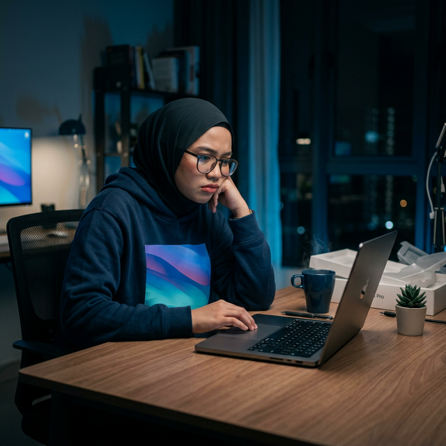 MacBook baru tanpa software
